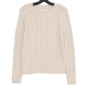 Rachel Zoe Sweater Cable Knit Cottage Coquette Academia Minimalist Coastal XS